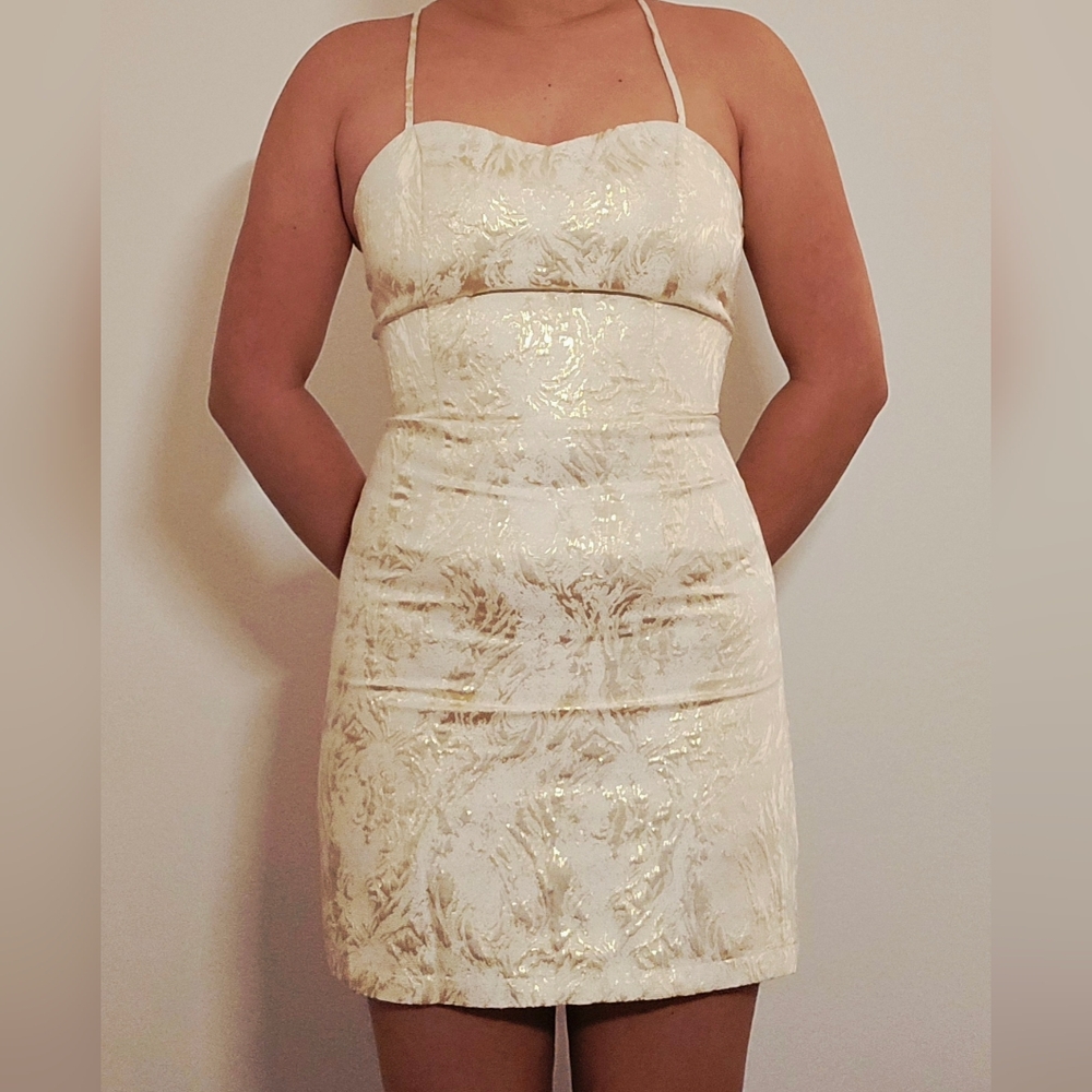 Forever 21 Cream Mini Dress